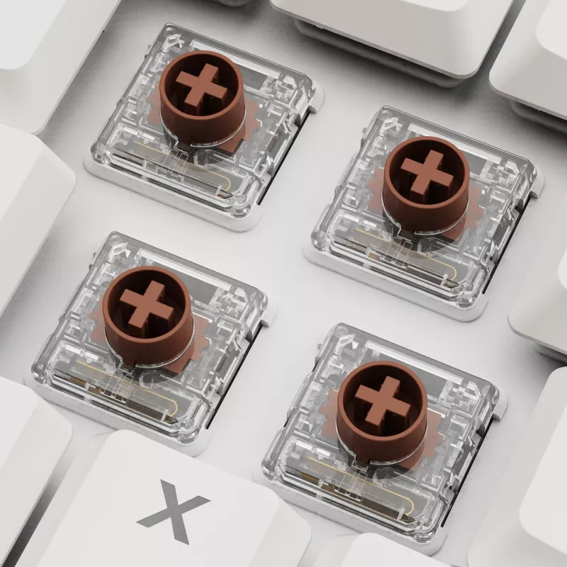 Sharkoon PureWriter W65 tastiera wireless, QWERTZ tedesca, bianca, Kailh Choc V2 Red