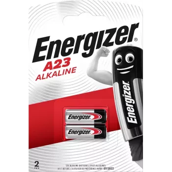 Batteria monouso Energizer A23, alcalina 12 V, formato A23, 2 pz., blister
