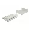Patch panel Keystone DeLOCK 43412 8 porte grigio