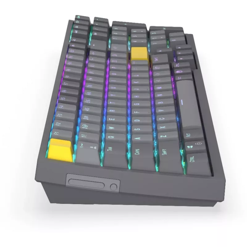 Celeris 1800, tastiera gaming grigia, layout US, ENDORFY Yellow di Gateron
