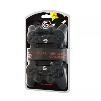 GEMBIRD JPD-UDV2-01 - Game Pad - 10 tasti - con filo (confezione da 2) - per PC (JPD-UDV2-01)