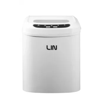 Macchina portatile per cubetti di ghiaccio LIN ICE PRO-W12 bianca