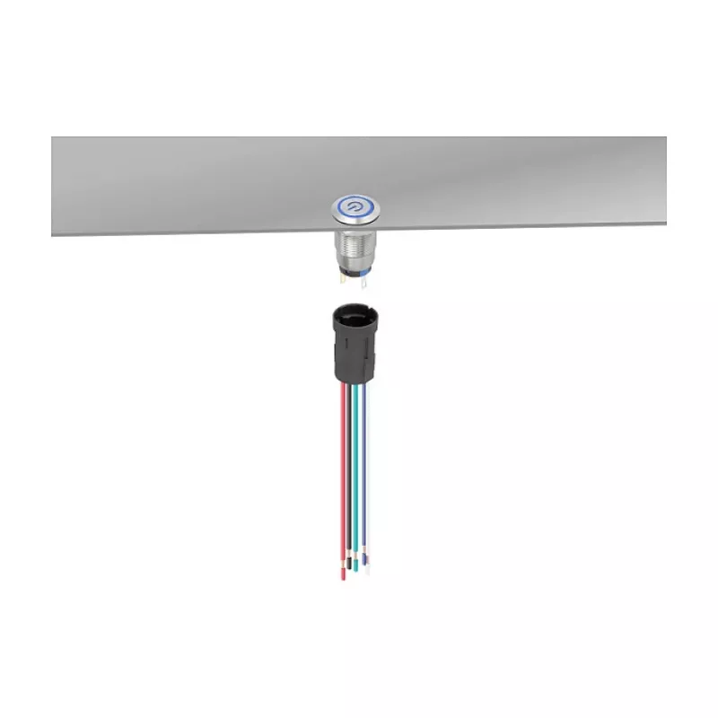 Delock 90792 Presa per pulsante o interruttore da 19 mm a 5 pin