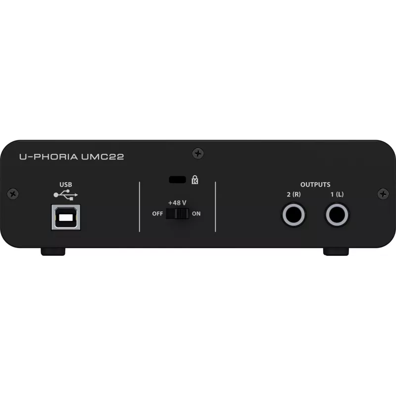 Behringer UMC22 attrezzatura musicale complementare preamplificatore Concert/Studio