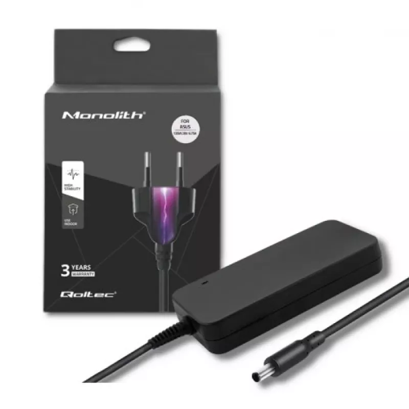 Caricabatterie da interni Qoltec 51499 laptop nero