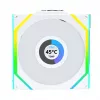 Ventola Lian Li UNI FAN SL Wireless LCD 120 12 cm bianco 3 pezzi