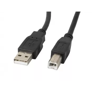 Cavo USB Lanberg CA-USBA-11CC-0050-BK 5 m 2.0 USB B nero (CA-USBA-11CC-0050-BK)