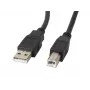 Cavo USB Lanberg CA-USBA-11CC-0050-BK 5 m 2.0 USB B nero (CA-USBA-11CC-0050-BK)
