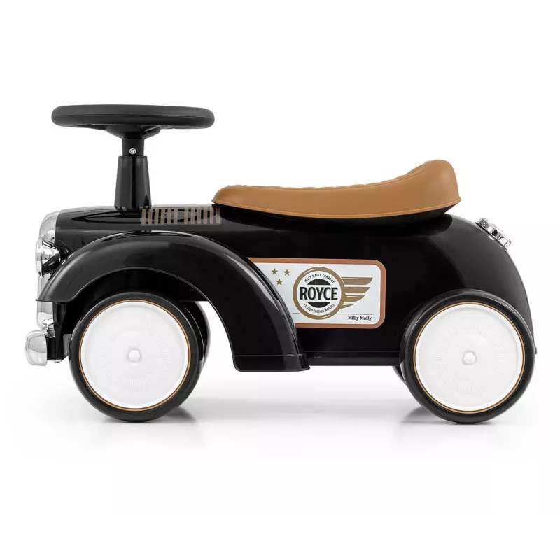 Veicolo a spinta milly mally Royce nero – passeggino per bambini, design compatto, modello 5923