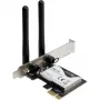 Inter-Tech DMG-32 - integrato - senza fili - PCI Express - Wi-Fi - 650 Mbit/s - nero - argento (88888148)