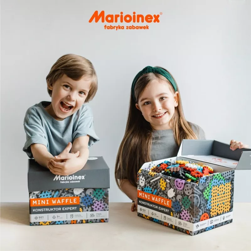 Marioinex Mini Waffle mattoncini da costruzione Constructor Expert, 501 pezzi