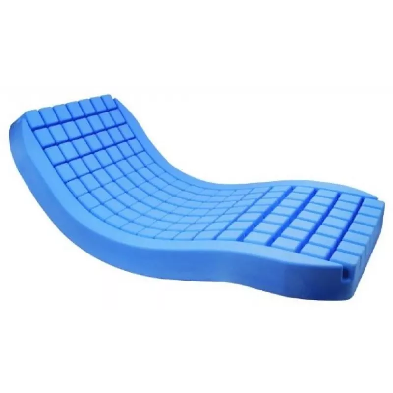 Materasso antidecubito riabilitativo Polyplot, 90 x 200 x 14 cm, blu
