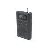Radio portatile Muse M-03 R con sintonia FM-PLL, display LCD, antenna esterna, nero