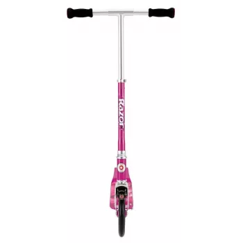Monopattino Razor A5 Lux – alluminio pieghevole, ruote in poliuretano da 20 cm, manubrio regolabile, carico max 100 kg, rosa