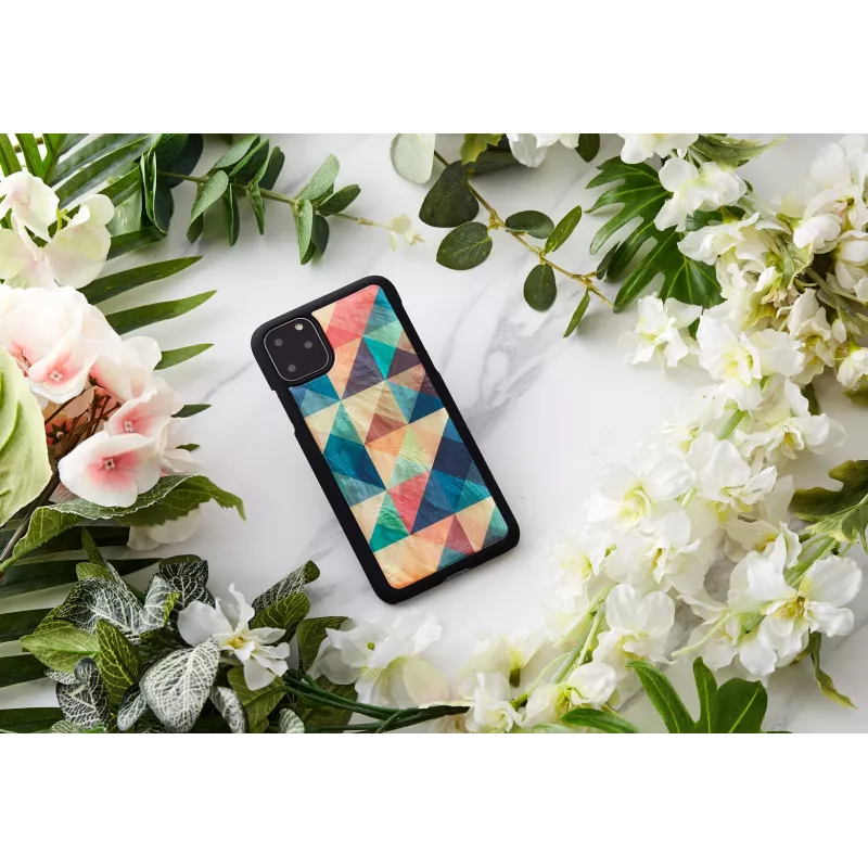 Custodia per smartphone iKins per iPhone 11 Pro Max — Mosaic nero custodia protettiva