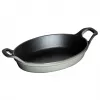 Teglia ovale mini da forno e gratinate Staub 250 ml grafite
