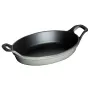 Teglia ovale mini da forno e gratinate Staub 250 ml grafite