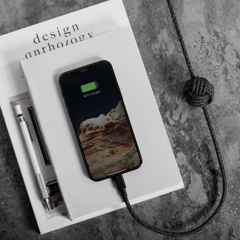 Cavo USB-C a Lightning Native Union Night 3 m – nero/grigio, lunghezza 3 m