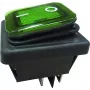Bachmann Interruttore a bilanciere nero/gn924.176Serie 3627 interruttore illuminato 2 poli