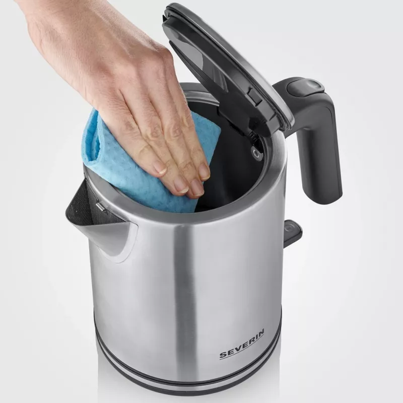 Bollitore elettrico Severin WK 3489 1 l 2400 W nero, argento
