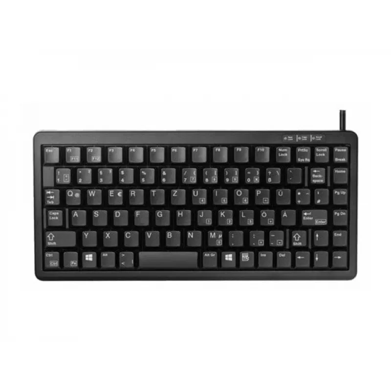 CHERRY Compact, combo (USB + PS/2), DE tastiera ufficio USB + PS/2 QWERTY nero