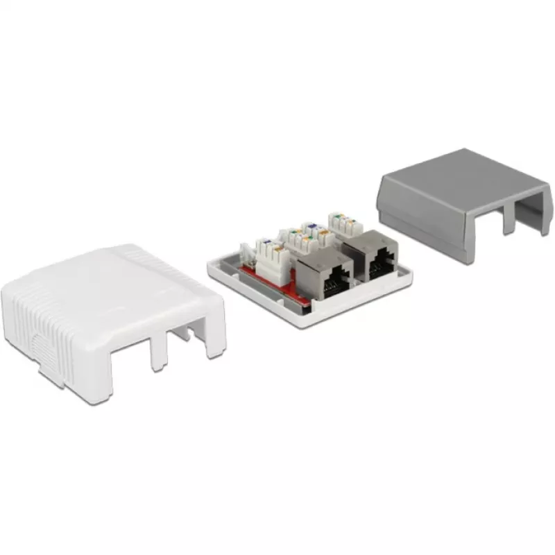 Presa a parete 2 x RJ-45 DeLOCK 86197