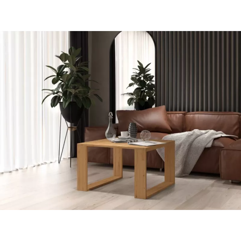 Tavolo MODERN MINI 67x67x40 cm rovere artisan