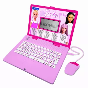 Laptop didattico bilingue per bambini Lexibook Barbie JC598BBi17 – giocattolo didattico bilingue