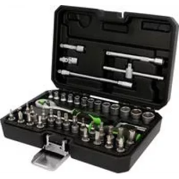 Set di chiavi a bussola ks tools 512.0048, attacco 1/4