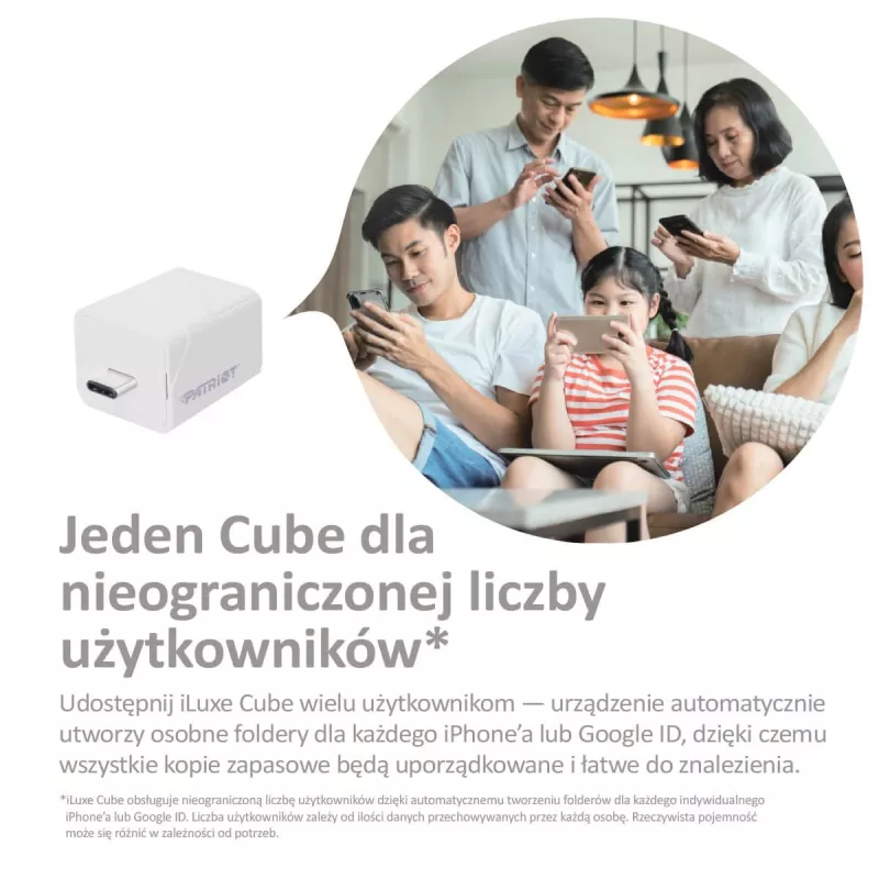 iLuxe Cube C 1TB USB 3.2 Gen 1 Type-C