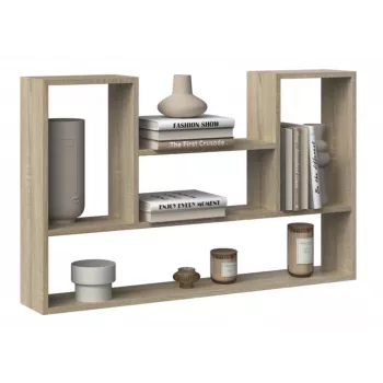BILBAO 4P mensola pensile 100x16x60 cm rovere sonoma