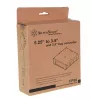 SilverStone FP55 - adattatore per alloggiamento storage - 13,30 cm (5,25) a 3.5 / 2.5 - nero