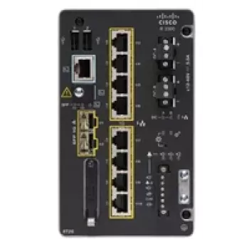 Cisco Catalyst IE3300 switch con 8 GE rame + 2 GE SFP modulo