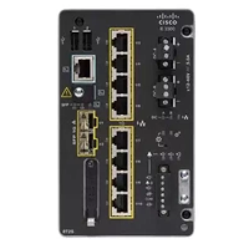 Cisco Catalyst IE3300 switch con 8 GE rame + 2 GE SFP modulo
