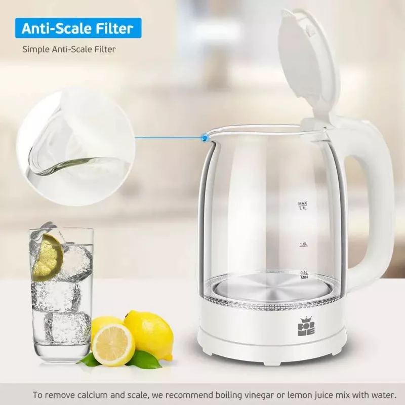 Bollitore elettrico Forme FKG-102 1,7L 2200W bianco