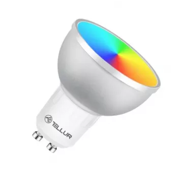 Lampadina smart LED Tellur GU10 5W RGB dimmerabile – attacco GU10, 5 W, RGB, controllo intelligente