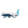 Set di costruzione Cobi Boeing 737-8 — 340 pezzi, età consigliata 7+, blu e bianco