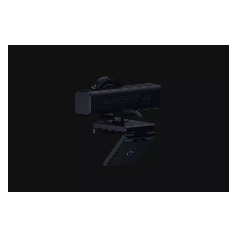 Webcam Razer Kiyo V2 X, 1440p @ 60 FPS, autofocus, grandangolo - nero