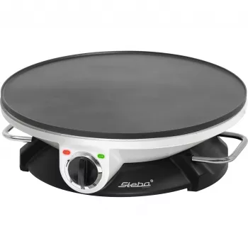 Steba CR 32 - piastra per crêpe - 1,2 kW - nero/bianco
