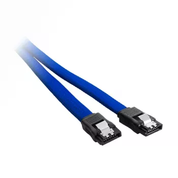 CableMod ModMesh - cavo SATA - Serial ATA 150/300/600 - SATA (M) a SATA (M) - 60 cm - blu (CM-CAB-SATA-N60KB-R)