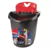 Secchio con strizzatore per mocio Vileda 157870 — nero, 10 L, compatibile con Ultramax & Ultramax XL, 380×300×380 mm