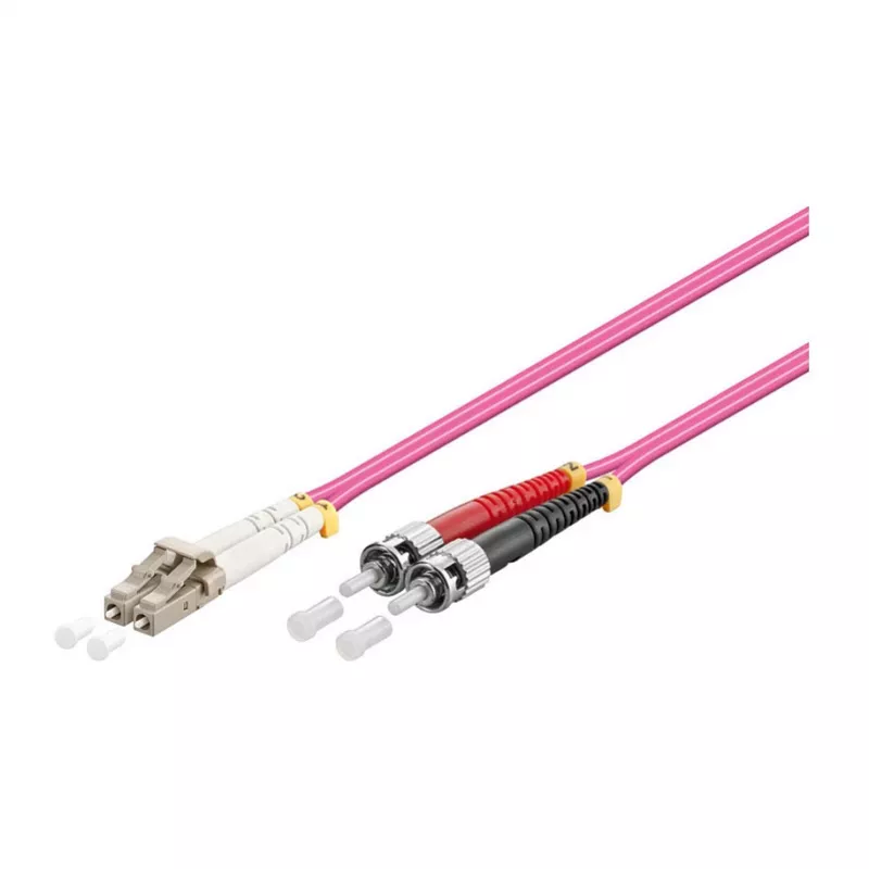 Cavo patch fibra ottica Duplex OM4 (Multimode, 50/125) LC/ST, 5m, Good Connections® (LW-805LT4)