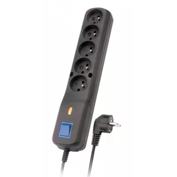 Lestar 5+ Lf-530wa, protezione da sovratensione, 1,5 m, nero Lf-530wa 5+ 3l G-a K. Cz 1,5m