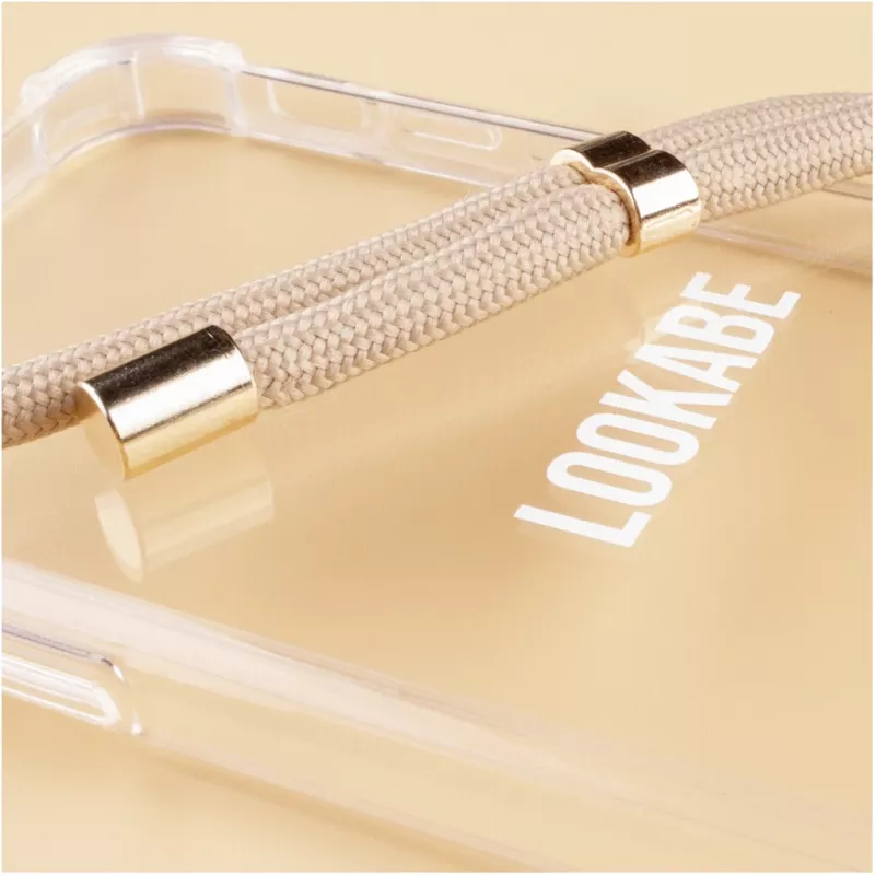 Custodia a tracolla Lookabe loo007 oro nude per iPhone 7/8 Plus – custodia portatile per telefono con laccio