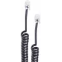 shiverpeaks ®-BASIC-S cavo a spirale per microtelefono 2x 4P4C, bianco, 4,0 m (BS70134)