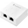 Renkforce adattatore di rete da incasso CAT 6 2 porte bianco (RF-4540914)