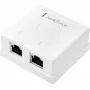Renkforce adattatore di rete da superficie CAT 6 a 2 porte Bianco (RF-4540914)