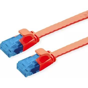 Cavo patch VALUE Cat.6A (Classe EA) UTP, extra piatto, rosso, 0,5 m (21.99.2020)