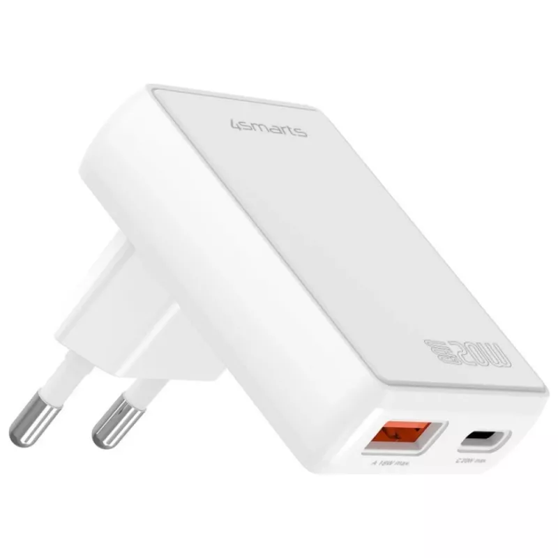 Caricabatterie da interno 4smarts 546020 universale bianco ricarica rapida AC