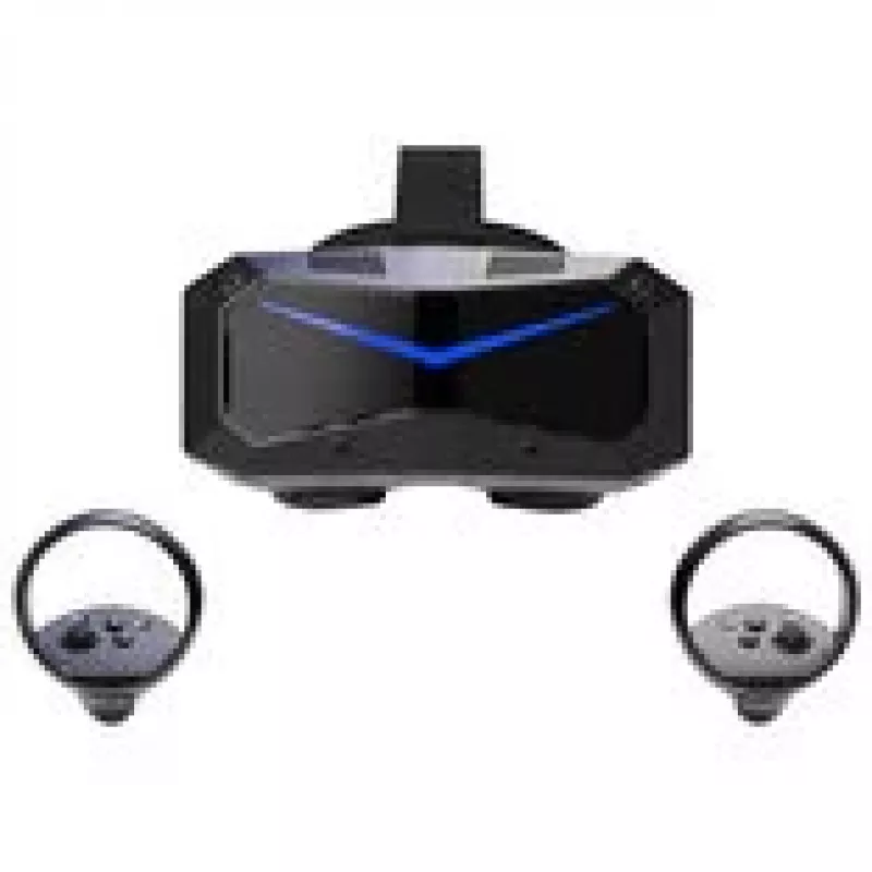 Pimax Crystal Super Visore VR, 57 PPD + DMAS-Headphones Bundle - nero